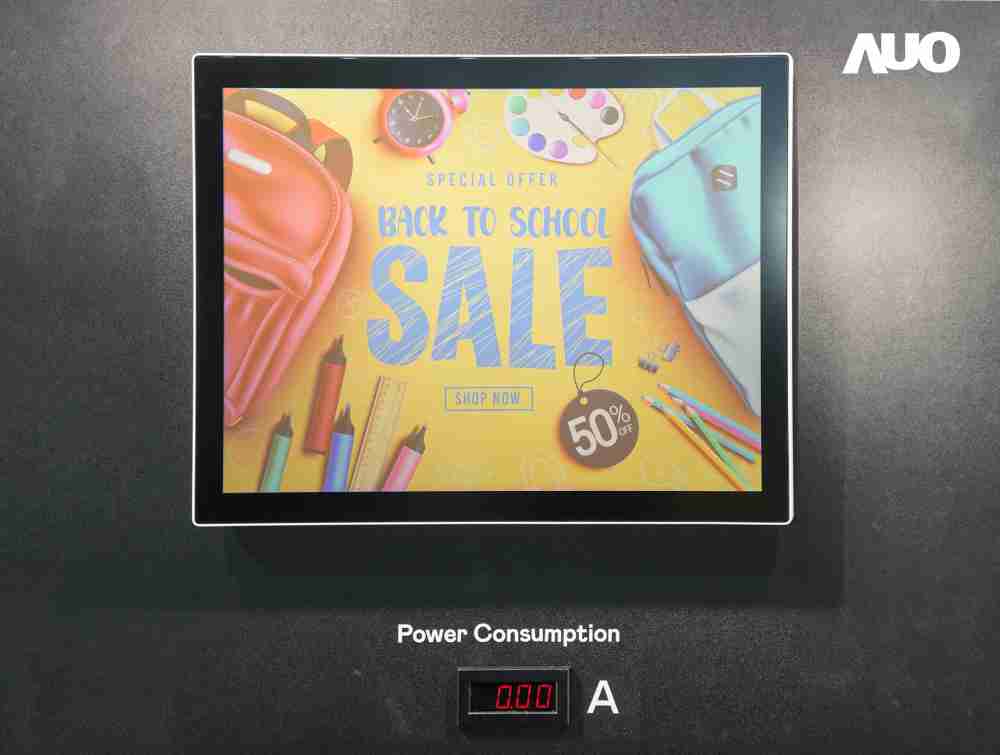 JDB电子展示胆固醇液晶超低耗能户外全彩显示器，，ChLC（胆固醇液晶）以双稳态技术使静态显示零功耗，，，，具省电、、、高彩度、、、环保的特性，，，，还整合软硬件系统解决方案，，，，可透过单一云端平台管理